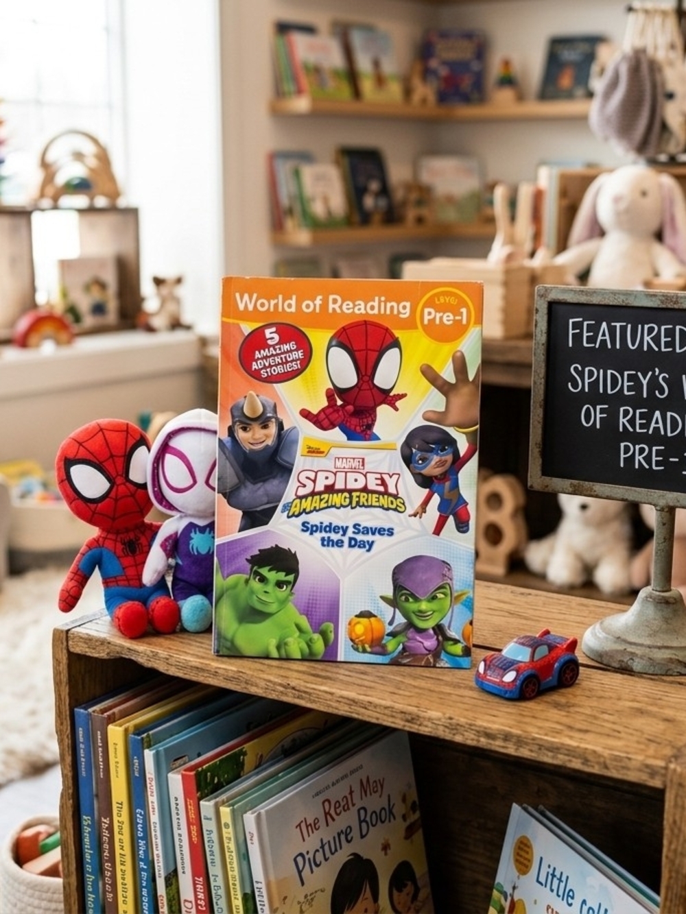 Marvel Spidey Amazing Friends SPIDEY SAVES THE DAY BOOK